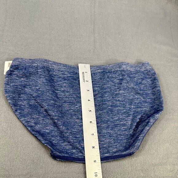 Jockey Women's Size Large 7 Panty Bikini Smooth And Shine Blue New With Tags - Picture 8 of 8